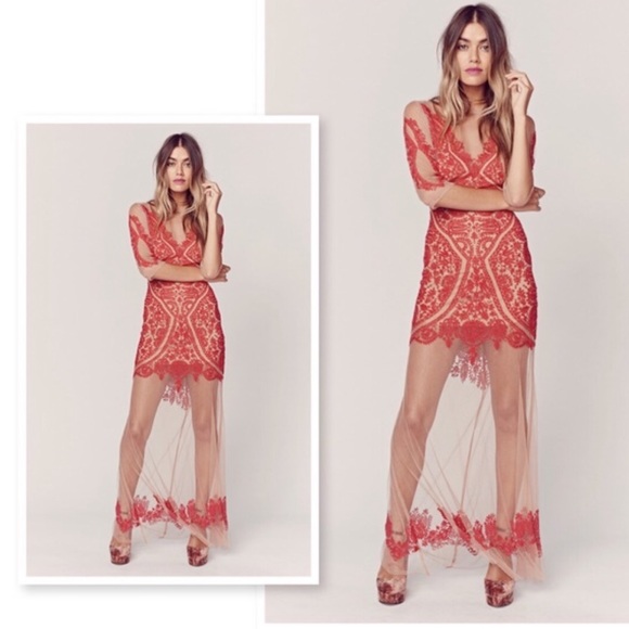 For Love & Lemons Lotus Dress - Picture 2 of 5